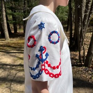 60s Sailor Maxi Dress